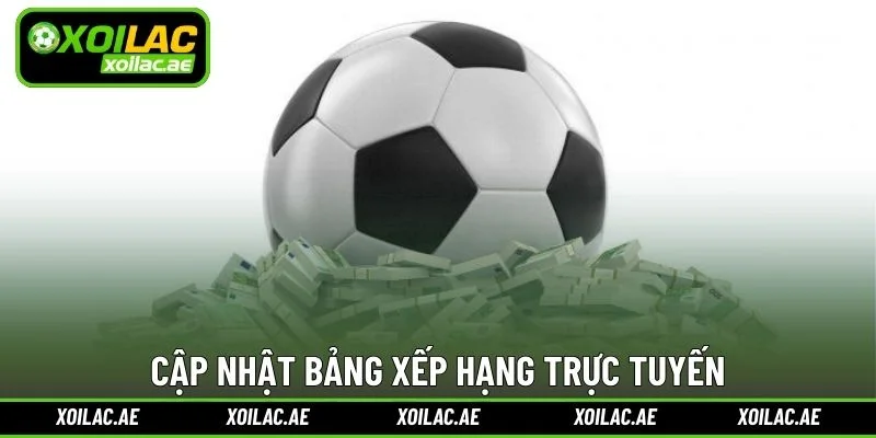 Cập nhật bảng xếp hạng trực tuyến